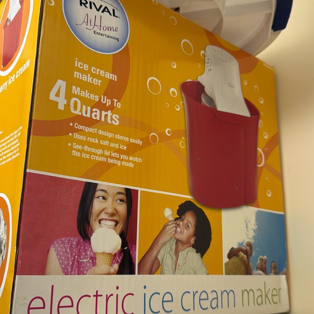 Rival electric ice cream maker